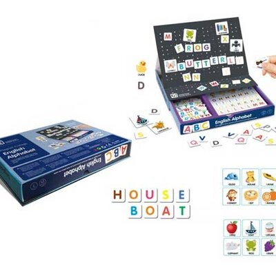 Engleski alfabet sa oslikanim magnetnim pločicama Sozzle 882035