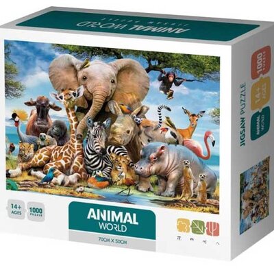 Puzzle Svet životinja 1000 kom.