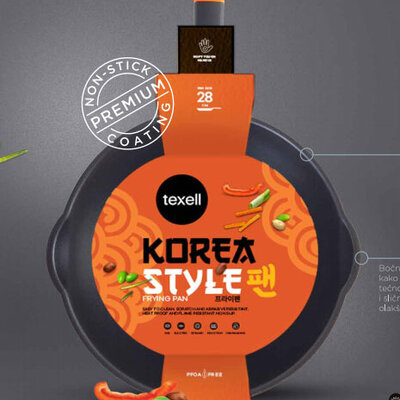 Tiganj wok Texell Korea Style 24cm TPKS-W24
