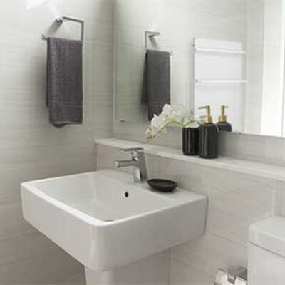 Stakleni Zidni Grejač Za Kupatilo sa Dve Vešalice Za Peškire Tesy GH 200