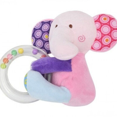 Lorelli plišana igracka sa zvečkom slonče