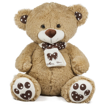 Plišani meda sa šalom Grliša 45cm