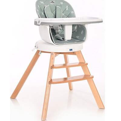 Lorelli stolica za hranjenje beba Napoli Blue Surf Bears