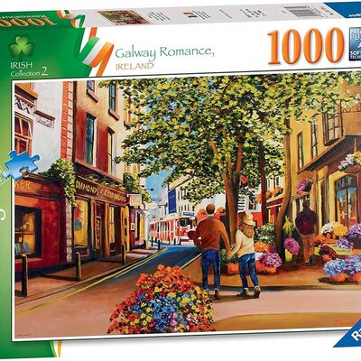Puzzle slagalica 1000 delova Romansa u Galveju - Irska kolekcija Ravensburger 16778