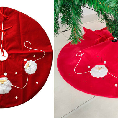 Podloga za jelku Red Santa 100cm