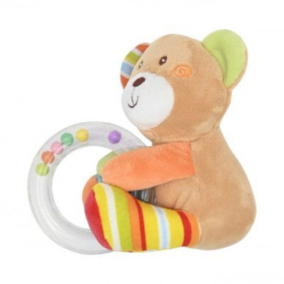 Lorelli plišana igracka sa zvečkom - medved