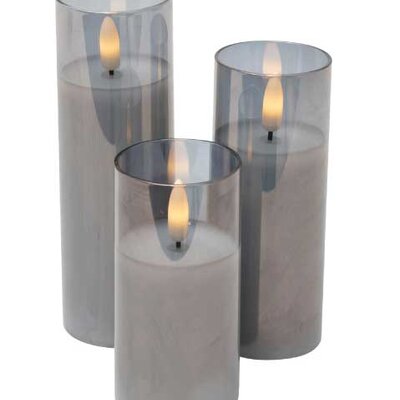 Komplet ukrasnih LED sveća sa efektom plamena CDS3