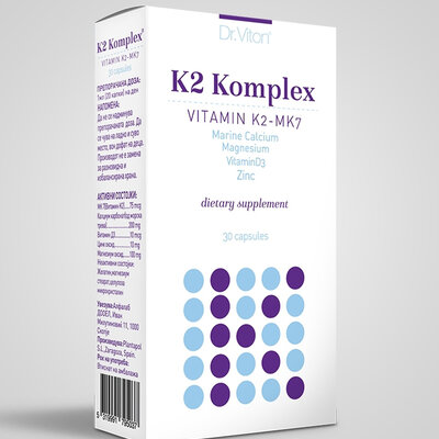 Dr. Viton K2 Komplex vitamina i minerala 30 Kapsula