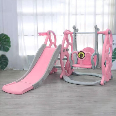 Dečiji tobogan sa ljuljaškom 628-1 pink