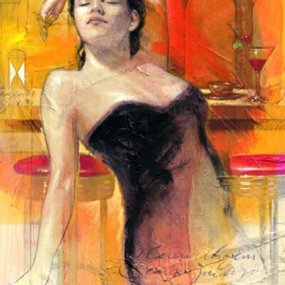 Slika - Devojka uživa u sunčevim zracima u baru JI 1033