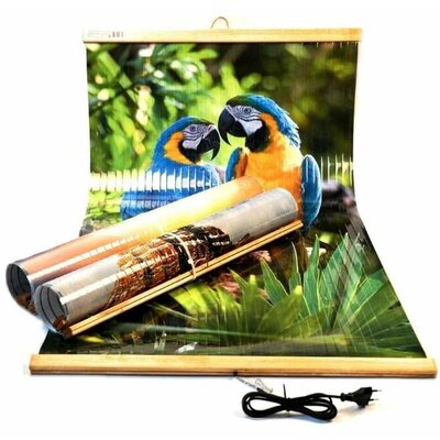 Zidna Poster Grejalica Papagaji 500W 105x60 cm