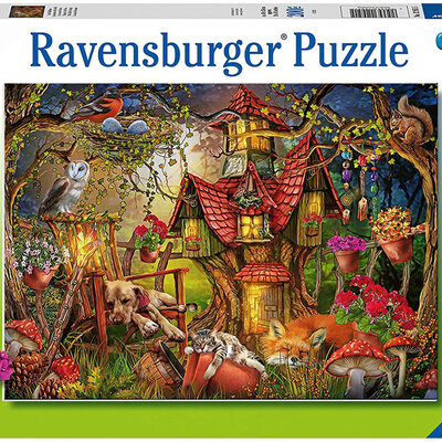 Ravensburger Puzle 200 delova - Tajanstvena šumska kućica 12951