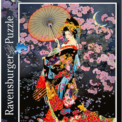 Ravensburger Puzzle Slagalica 500 - Yozakura - Večernji trešnjin cvet 16773