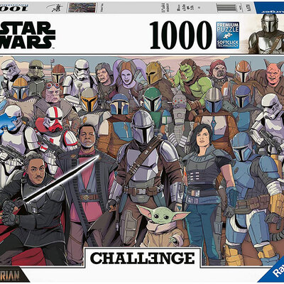 Ravensburger Puzzle Slagalica 1000 - Star Wars The Mandalorian Challenge 16770