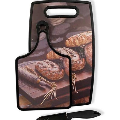 Komplet dve kuhinjske daske i nož Maestro MR1785