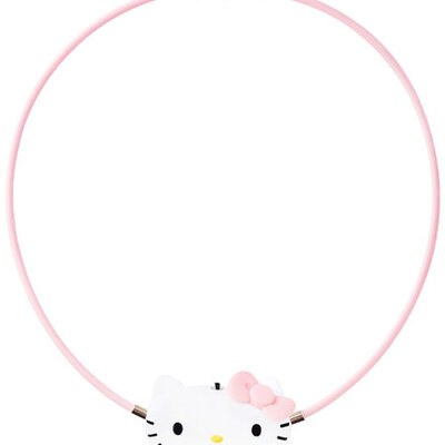 Nosivi prečistač vazduha u obliku ogrlice AirVida C1 Hello Kitty pink