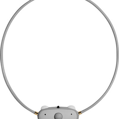 Nosivi prečistač vazduha u obliku ogrlice AirVida C1 grey