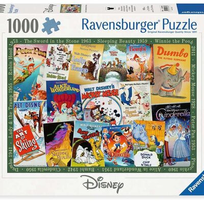 Ravensburger Slagalica 1000 delova - Stari Dizni posteri 12000689