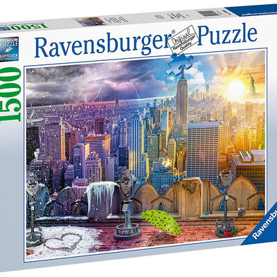 Ravensburger Slagalica 1500 delova -  Godišnja doba u Njujorku 16008