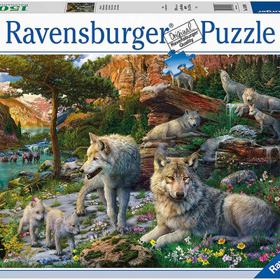 Ravensburger Slagalica 1500 delova - Čopor vukova i buđenje proleća 16598