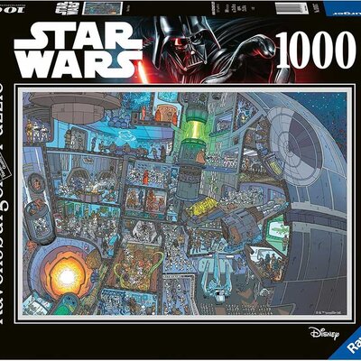Puzzle slagalica 1000 delova Star Wars Wheres Wookiee Ravensburger 13976