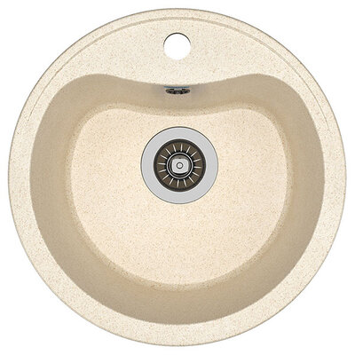 Dr.Gans Dora okrugla granitna sudopera u bež boji