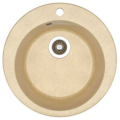 Dr.Gans Gala okrugla granitna sudopera u bež boji