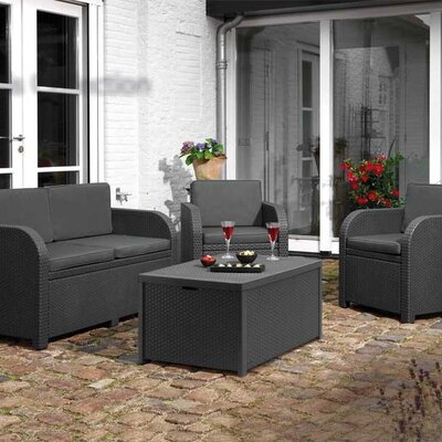 Keter Baštenska garnitura Modena Grafit CU 218236