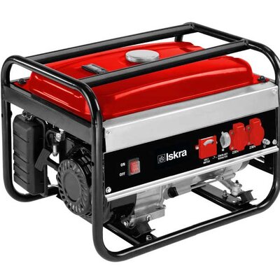 Iskra Benzinski agregat 2x230V 2600 W AR2800T