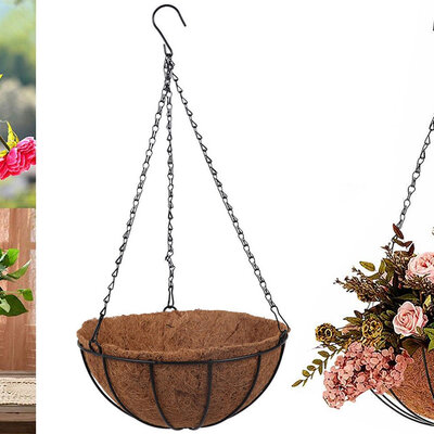 Viseća Korpa - Nosač za saksije od Kokosovog Vlakna 0325908