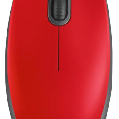 Logitech M110 Silent Red žični miš