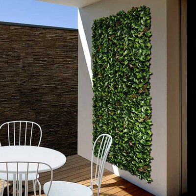 Dekorativna zidna obloga sa PVC lišćem Crveni lovor 1x1m