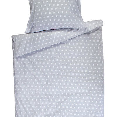Dečija posteljina 140x100cm - Grey stars