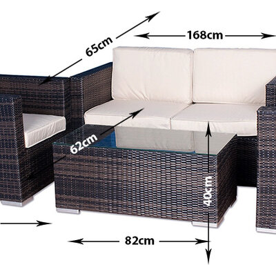 Garnitura od ratana Napoli 1 GC040