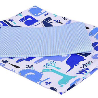 Dečija posteljina 160x110cm Blue dino