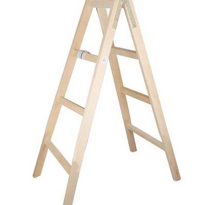 Drvene dvostrane merdevine 4 M0558