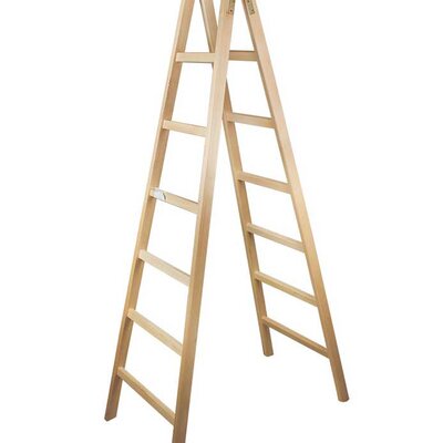 Drvene dvostrane merdevine 7 M0561