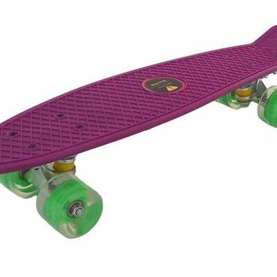 Dečiji skejtbord sa svetlećim točkovima TS-001 Purple