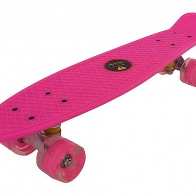 Dečiji skejtbord sa svetlećim točkovima TS-001 Dark Pink
