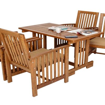 Drvena Garnitura Od Bukve Phorma Borneo 4 Fotelje i Sto