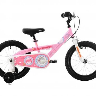 Dečiji bicikl sa pomoćnim točkićima Royal Baby BMX 16 Pink