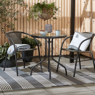 Garnitura Za Terasu Cristobal 2 Seater Grey