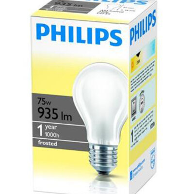 Standardna sijalica 75W E27 MAT PS009