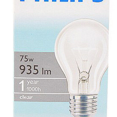 Standardna sijalica 75W E27 bistra PS004