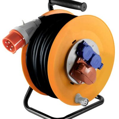 Trofazni produžni kabl na motalici 25m HJR400-25