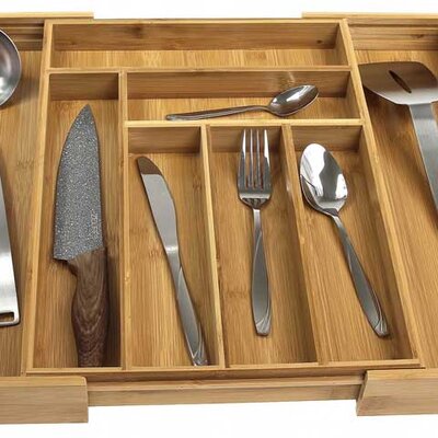 Umetak podesive širine za kuhinjsku fioku za držanje escajga KingHoff KH1501