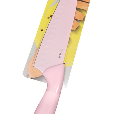 Nož santoku Spring Texell TNS-SN334 roze