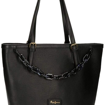 Pepe Jeans Ženska poslovna torba za laptop Chain Black 75775