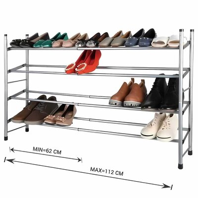 Proširiva, teleskopska polica za obuću