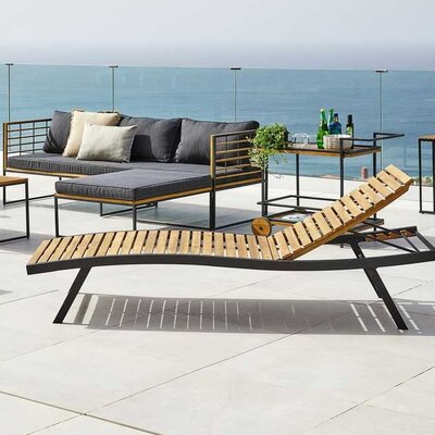 Luksuzna ležaljka sa podesivim naslonom